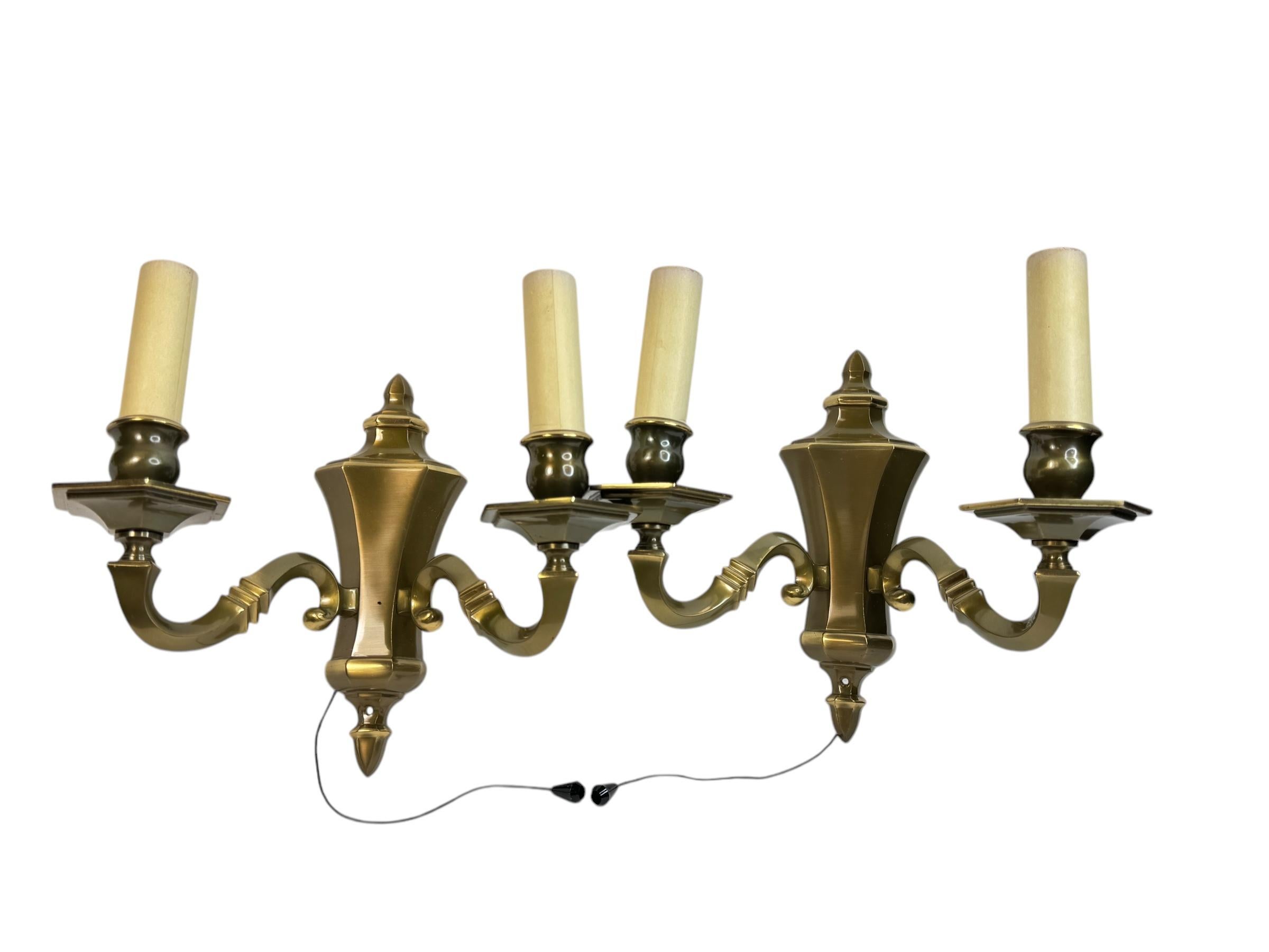 Coppia di lampade da parete a forma di sconces in stile impero, Germania, anni '60 in vendita 12