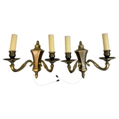 Pair of Empire Style Sconces Wall Lights, Germany, 1960s