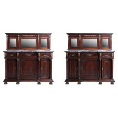 Pair of Empire style sideboards - 19th century