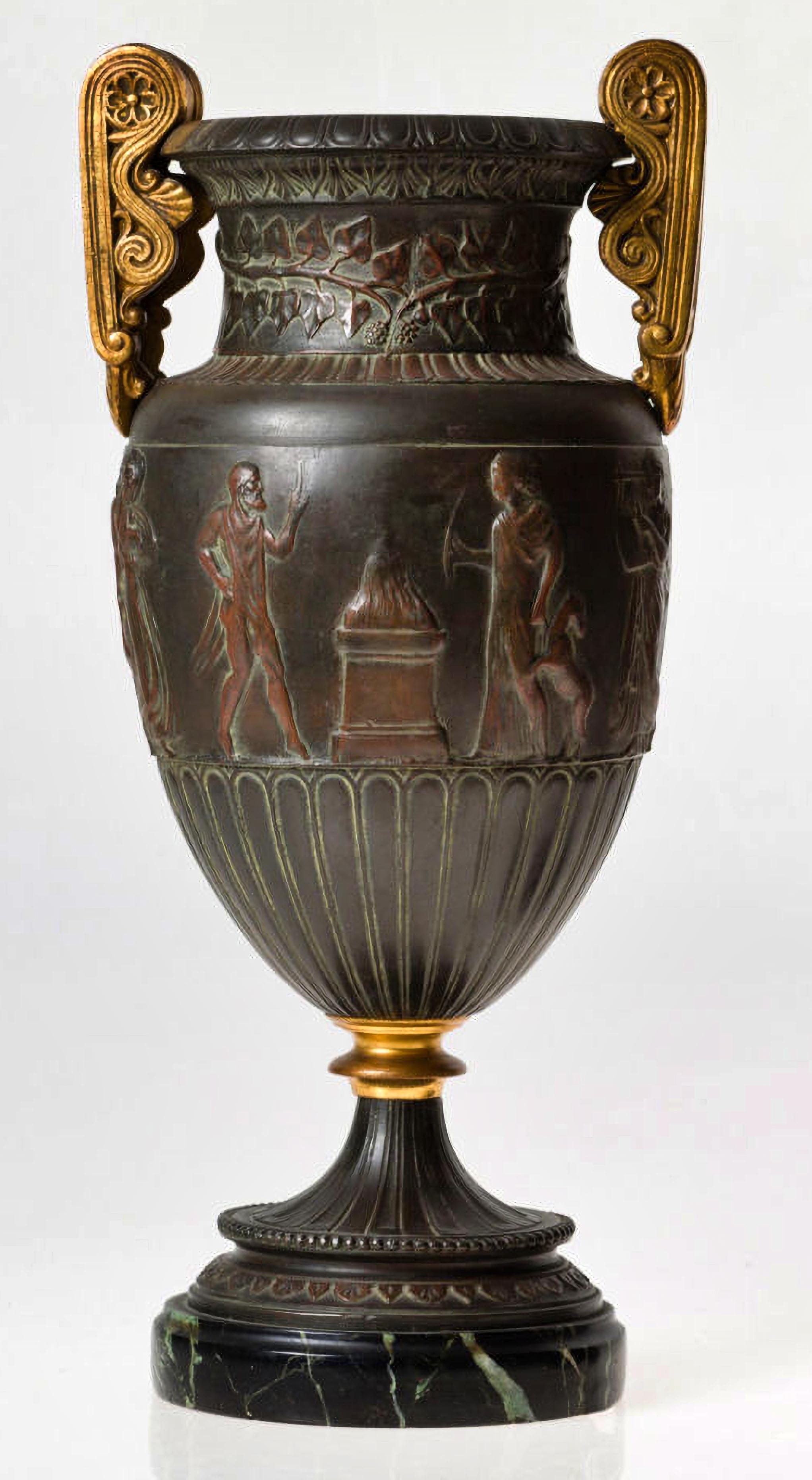 Pair of Empire Urns, France, 19th Century at 1stDibs