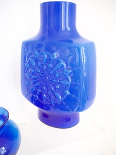 Pair of Empoli Stelvia Vases from Wayne Husted of Blenko Original Label, 1960s