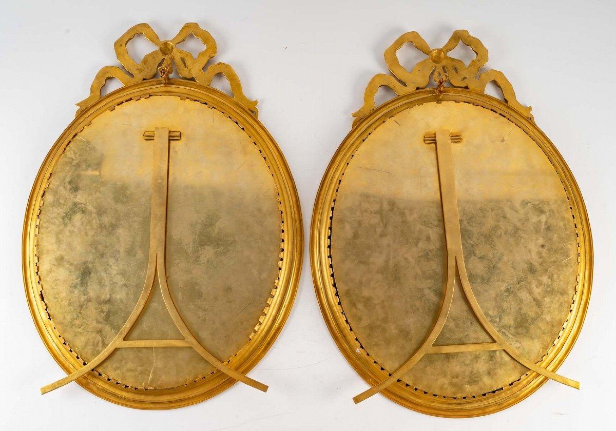 Pair of Enamel and Gilt Bronze Frames, Late 19th Century 1