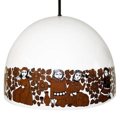 Par de colgantes de esmalte de Kay Franck y Esteri Tomula para Wartsila