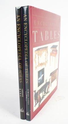 Pair of Encyclopedias: Tables and Sofas, First Edition Books