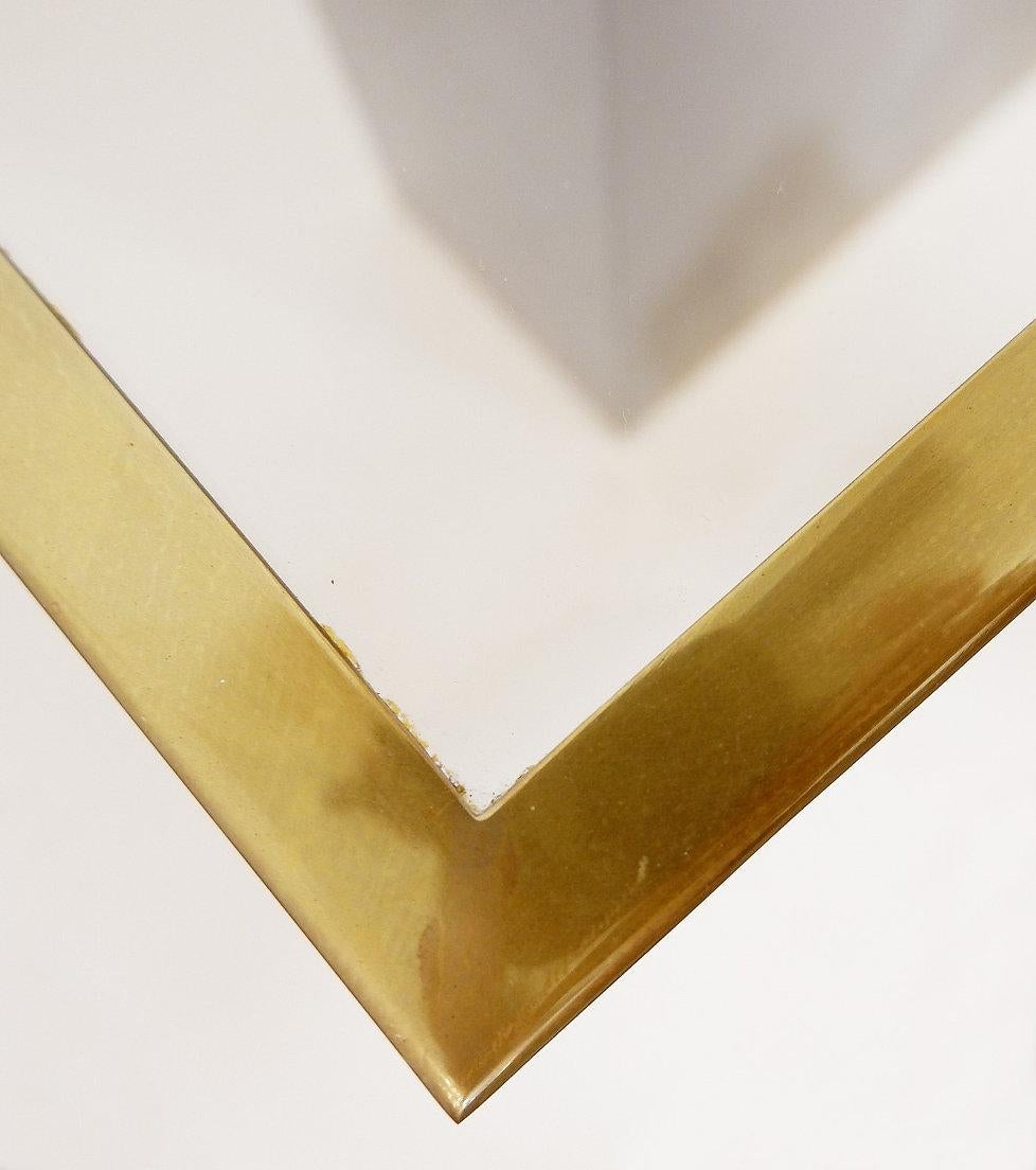 Enameled Pair of End Sofa or side Tables in the style of Roger Vanhevel, 1970s For Sale