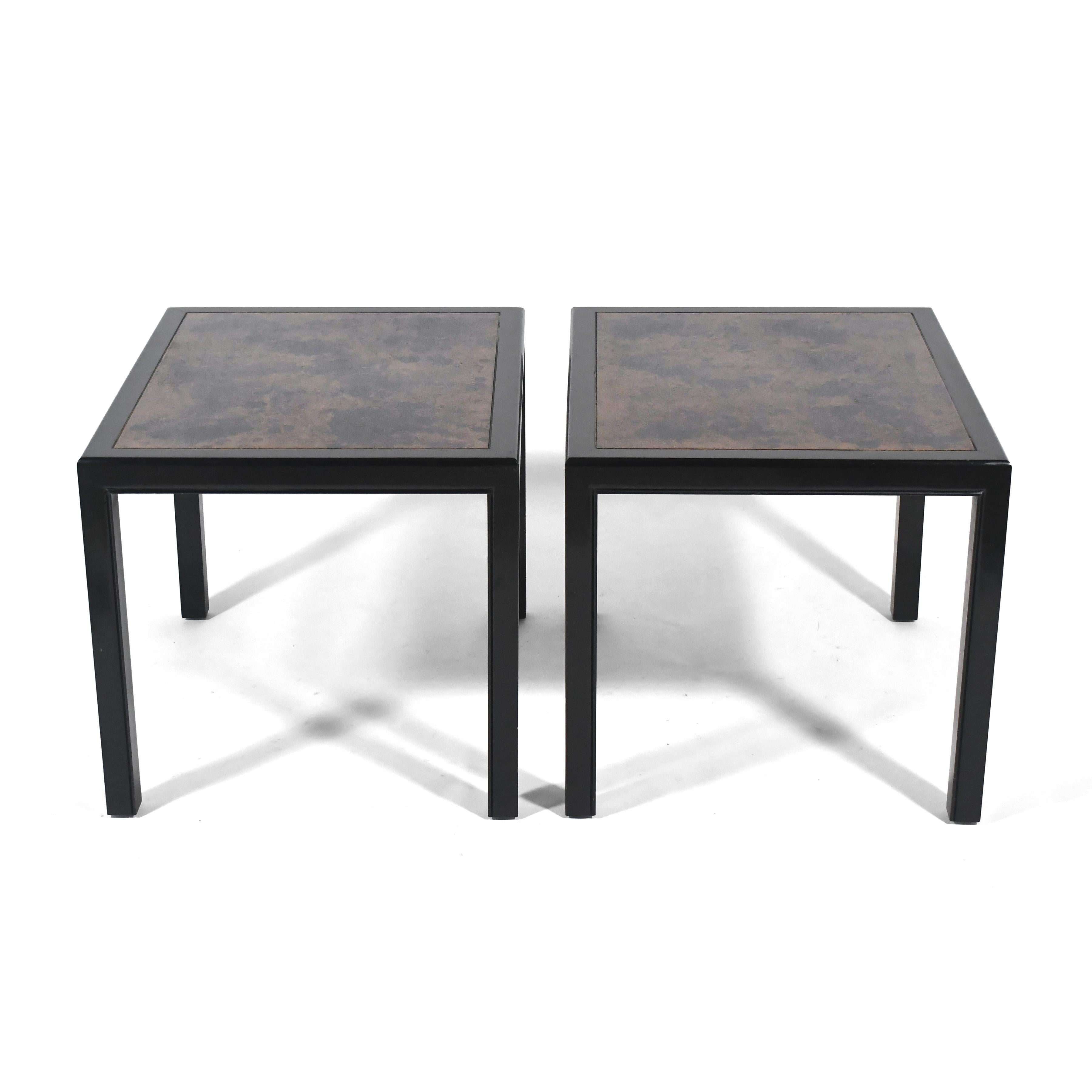 Mid-Century Modern Pair of End Tables Attributed to Harvey Probber For Sale