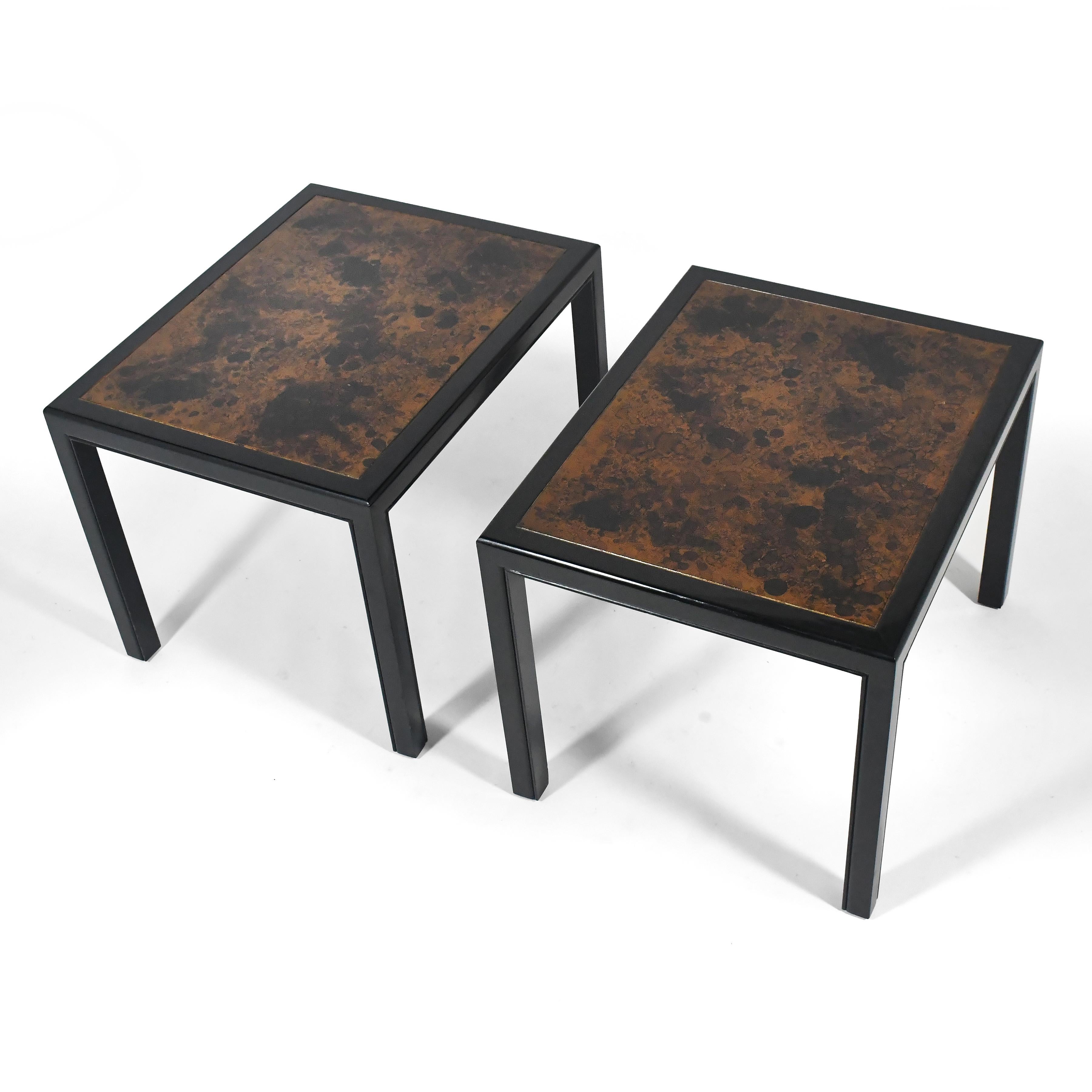 American Pair of End Tables Attributed to Harvey Probber For Sale