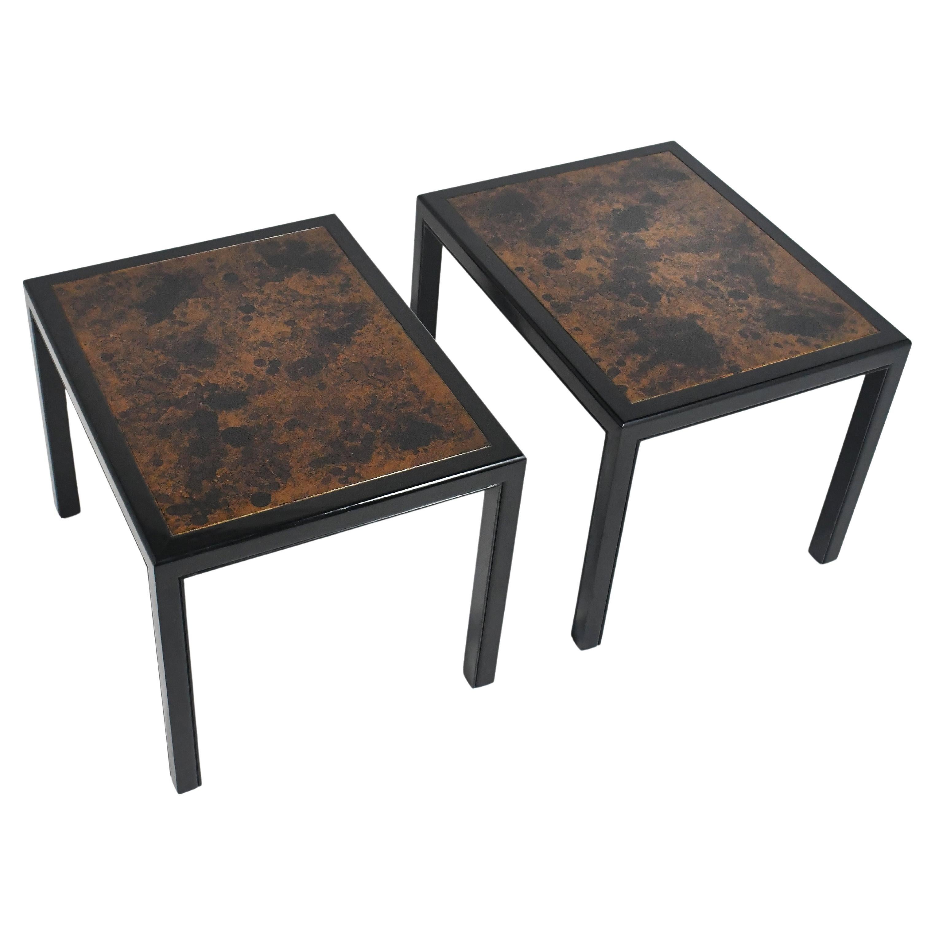 Pair of End Tables Attributed to Harvey Probber