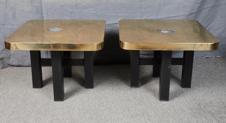 Pair of End Tables by Georges Mathias For Sale at 1stDibs