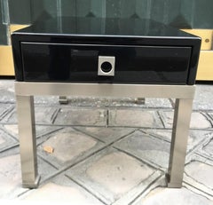 Pareja de mesas auxiliares de Guy Lefevre para Maison Jansen, Francia, años 70