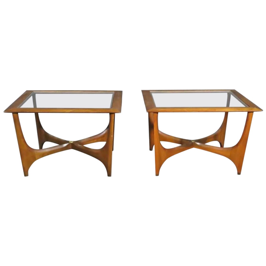 Pareja de mesas auxiliares by Lane Furniture