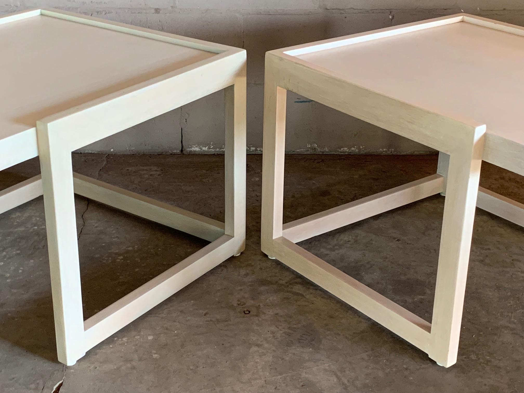 Pair of End Tables by Paul Laszlo for Brown Saltman In Good Condition For Sale In St.Petersburg, FL