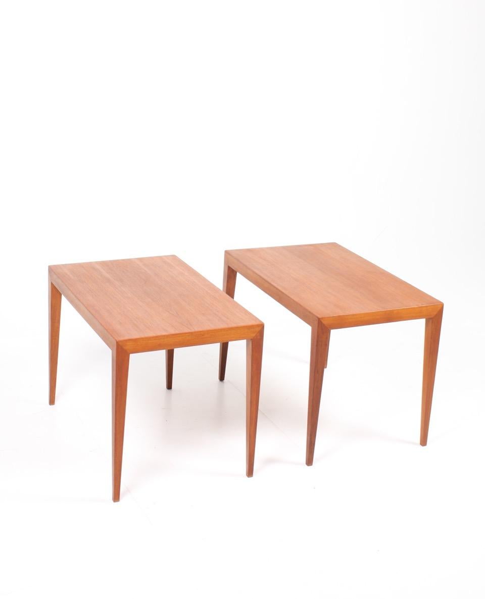 Danish Pair of End Tables by Severin Hansen