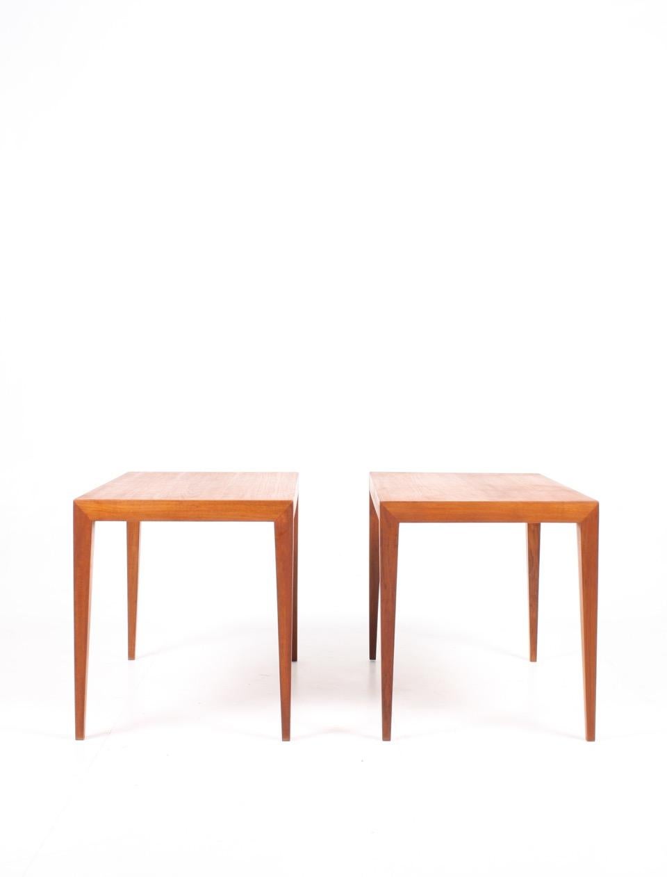 Pair of End Tables by Severin Hansen In Good Condition In Lejre, DK