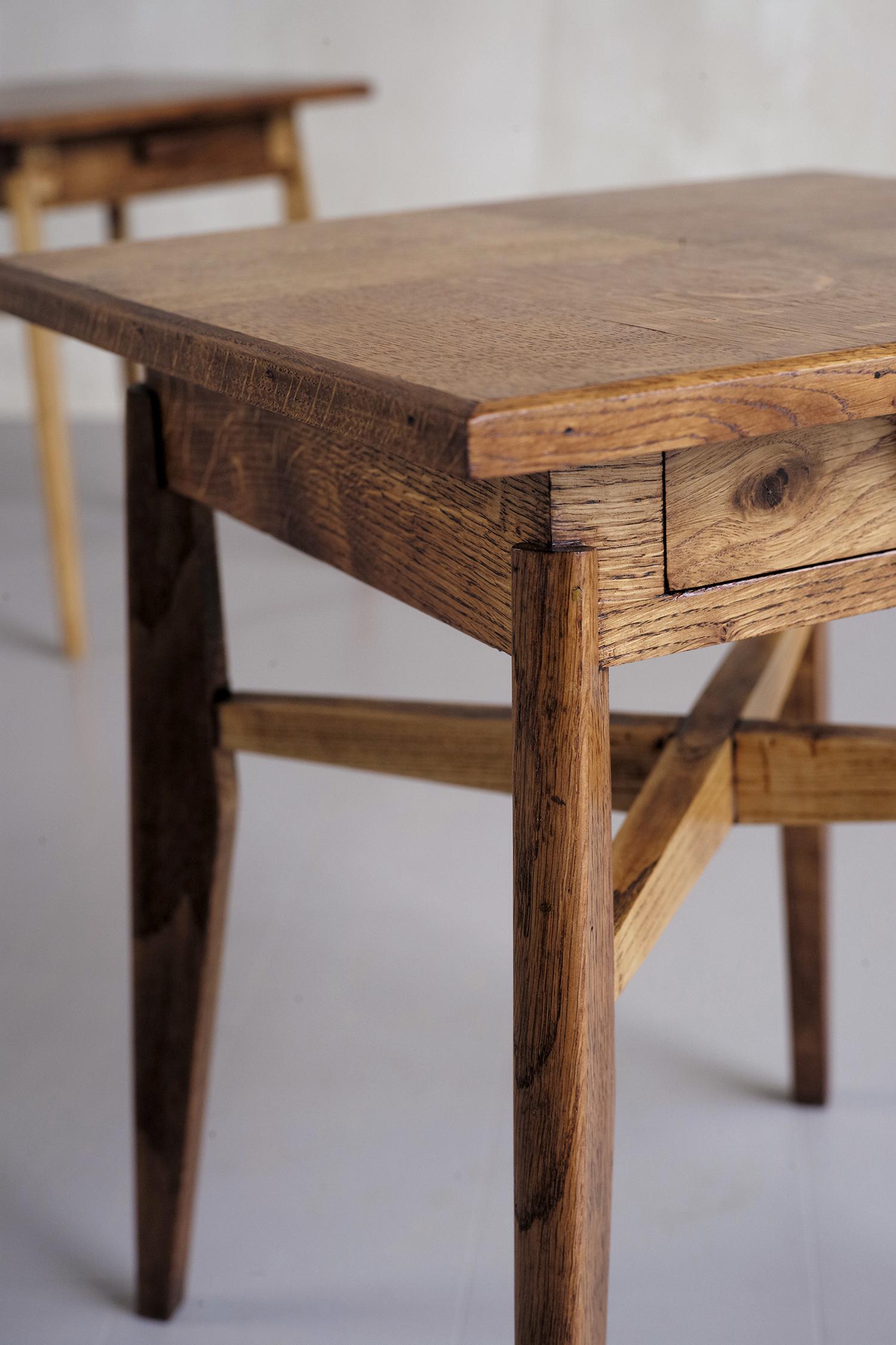 Mid-20th Century Pair of End Tables, French Reconstruction 1950 