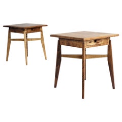 Paire de tables d'extrémité, Reconstruction française de 1950