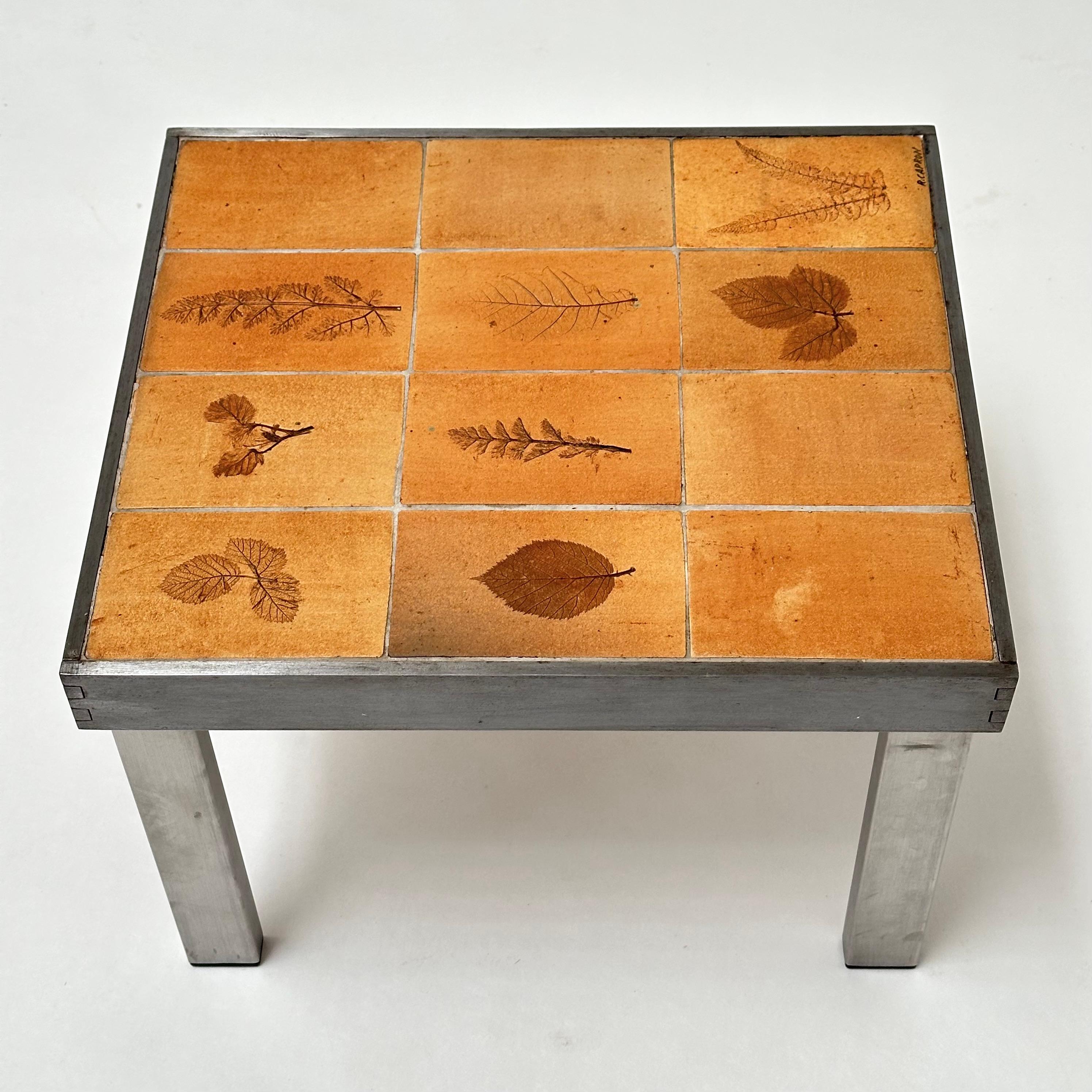 Paar Beistelltische, Roger Capron, Vallauris um 1970 im Angebot 4