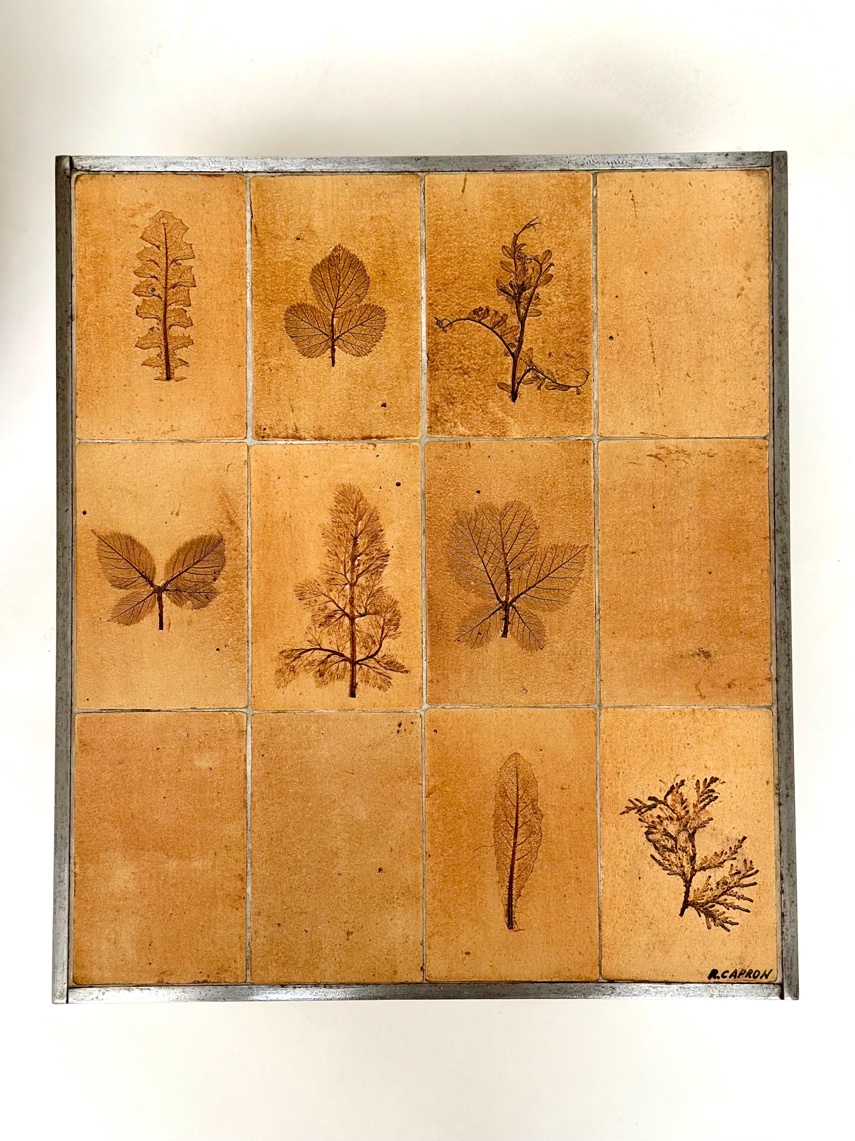 Paar Beistelltische, Roger Capron, Vallauris um 1970 im Zustand „Gut“ im Angebot in St Ouen, FR