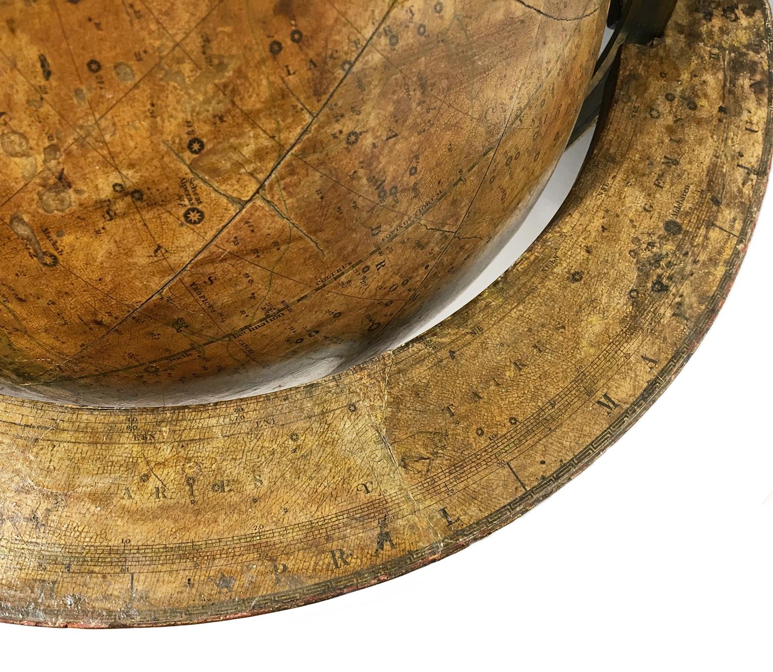 Paire de globes anglais de 12 pouces de diamètre par William Harris, Londres, 1832 et 1835 en vente 2