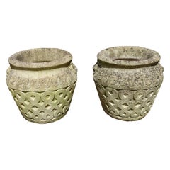 Pair of English 1930s Cotswold Studio Pots, England