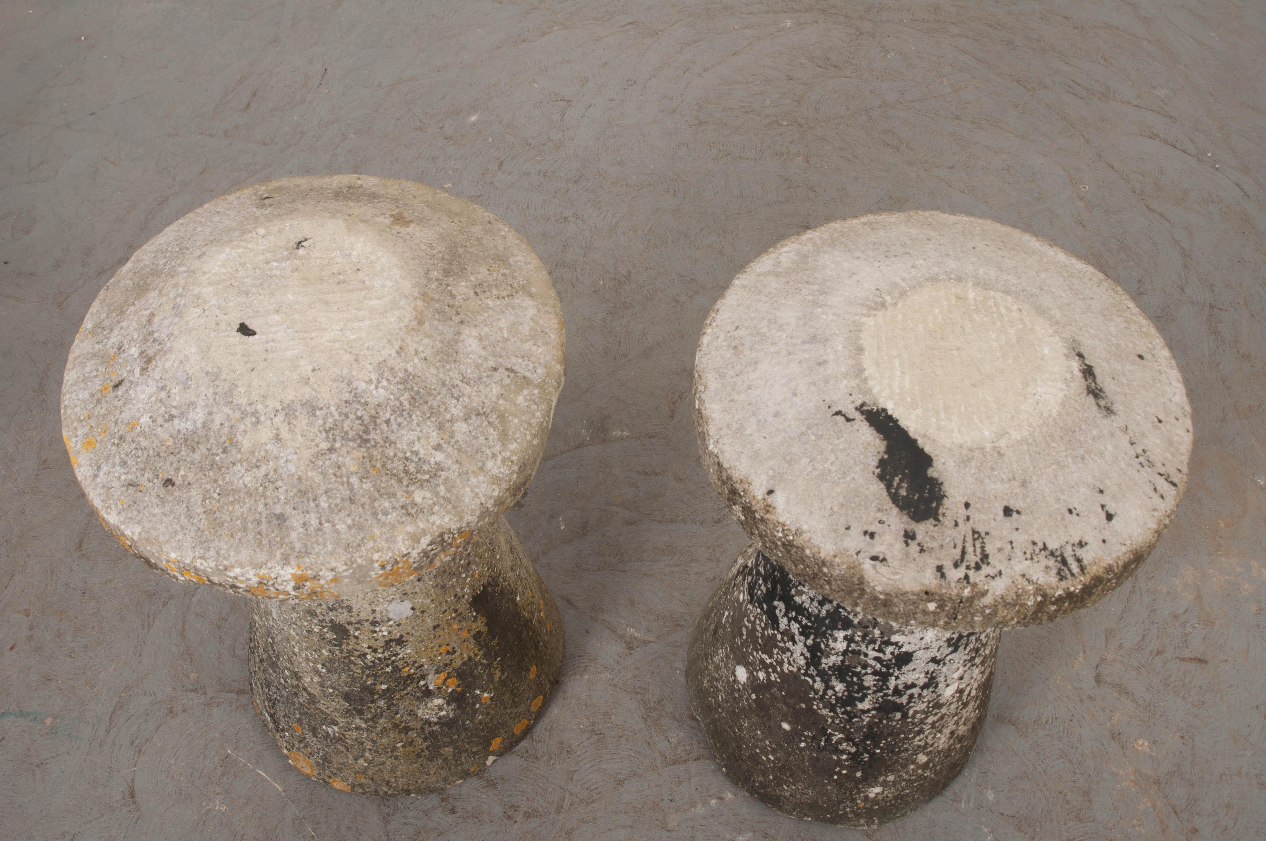 Pair of English 19th Century Staddle Stones 1