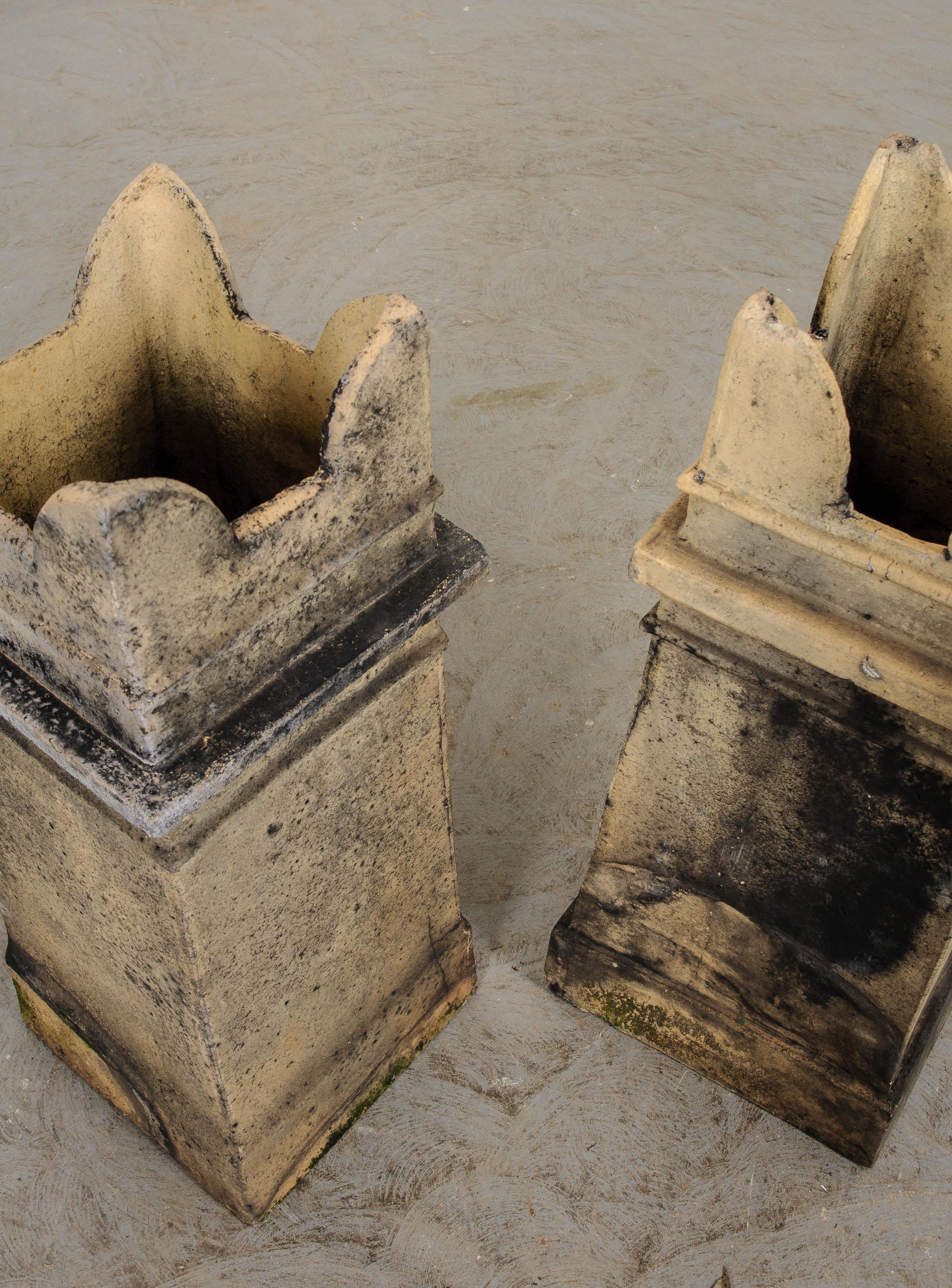 square chimney pots