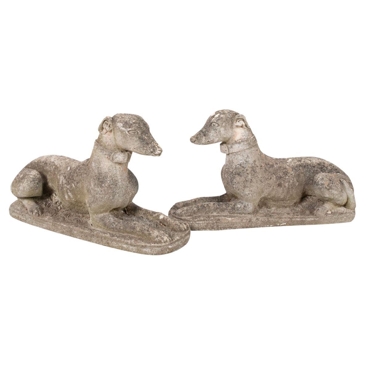 Pair of English 19th Century Whippets