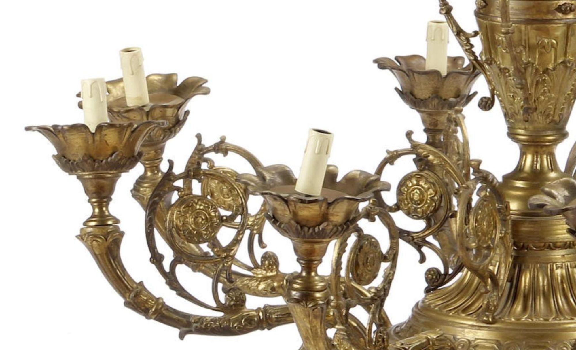 Inglese Coppia di lampadari in bronzo inglesi del XX secolo in vendita