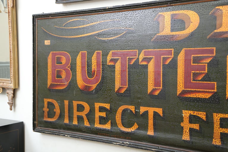Pair of English Advertising Signs For Sale at 1stdibs