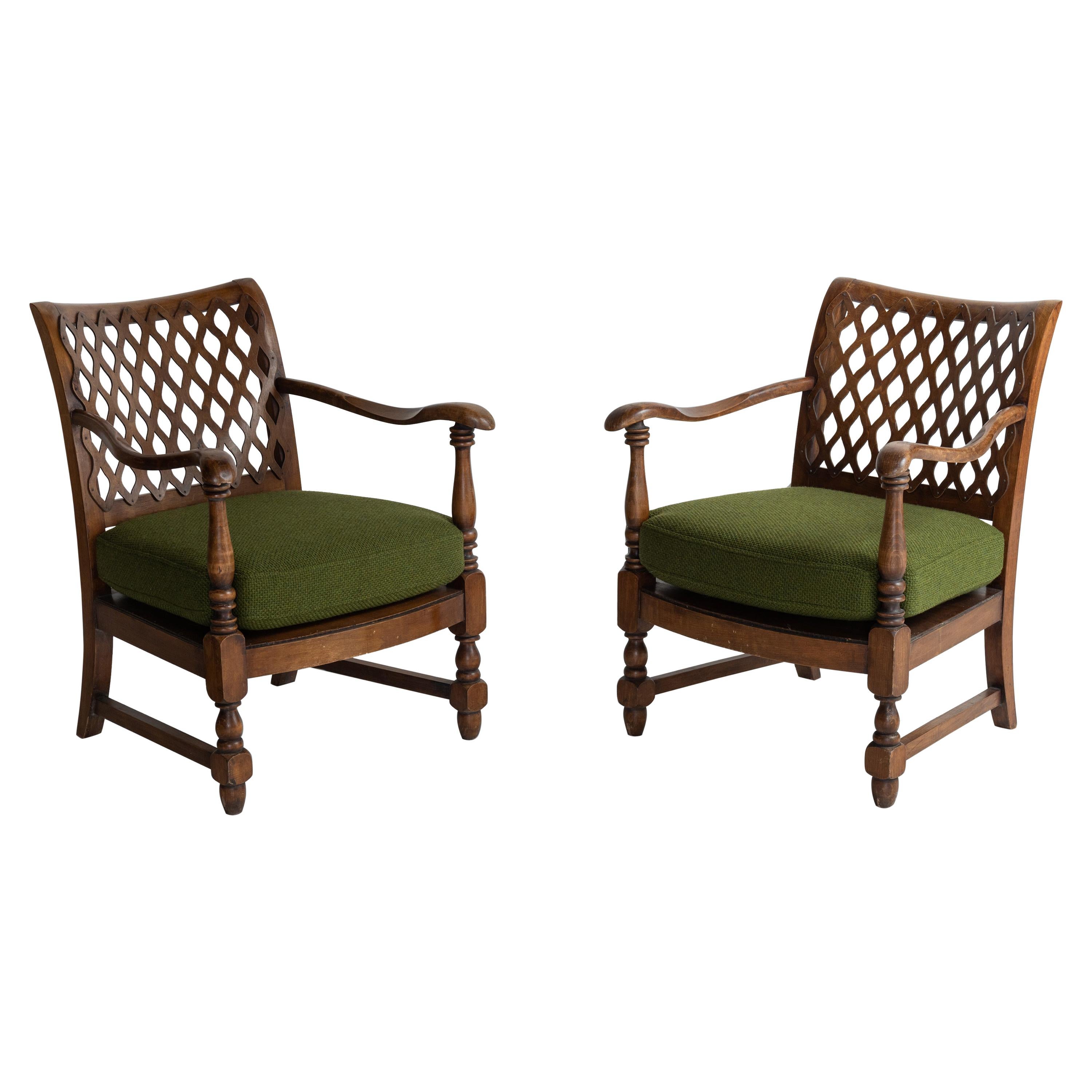 Pair of English Armchairs, circa 1950