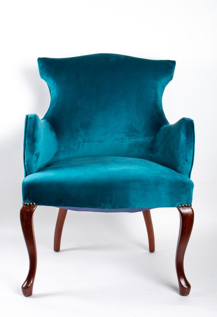Pair of English Armchairs from the Beginning of the 20th Century In Good Condition In Saint-Ouen, FR