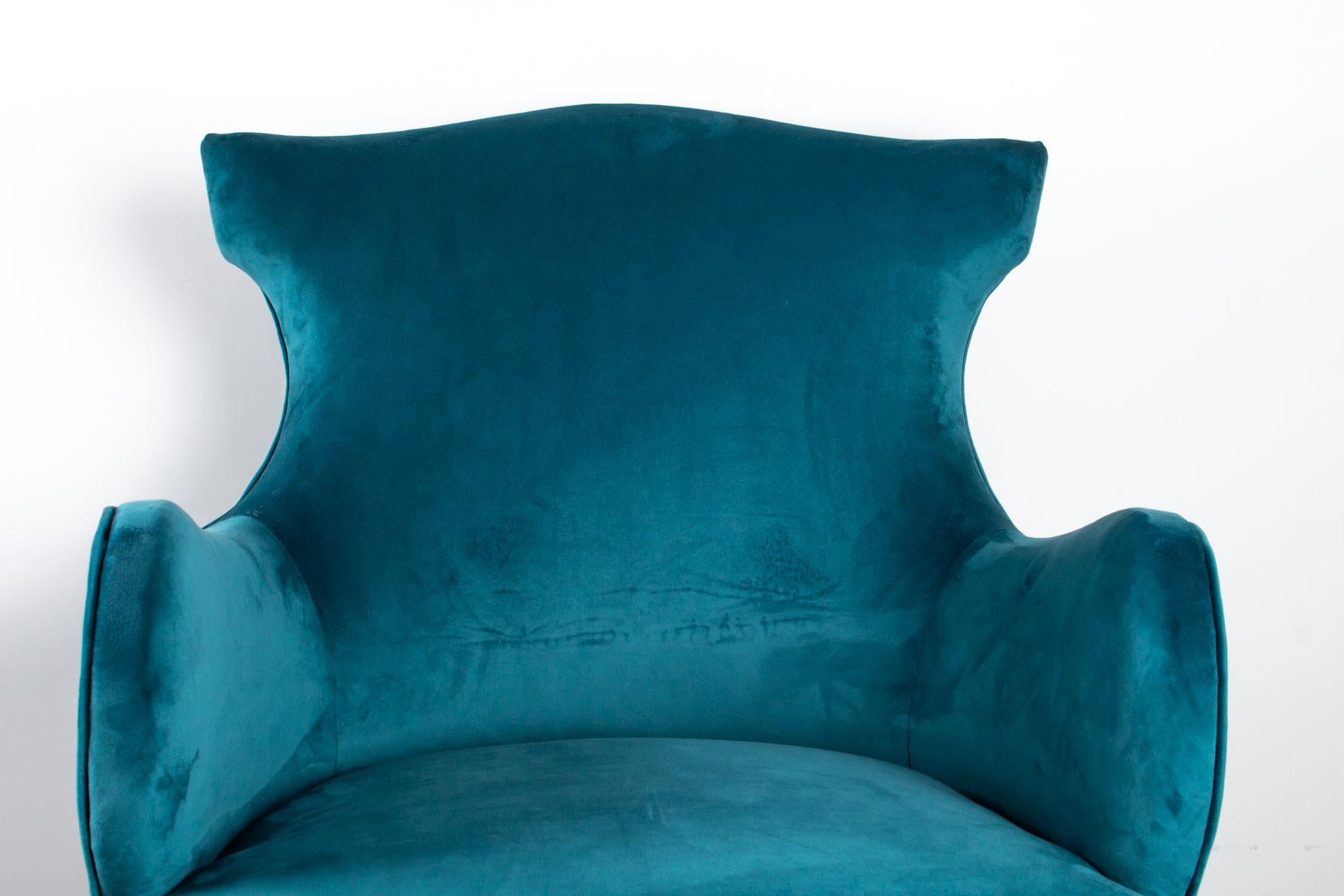 Pair of English Armchairs from the Beginning of the 20th Century 1