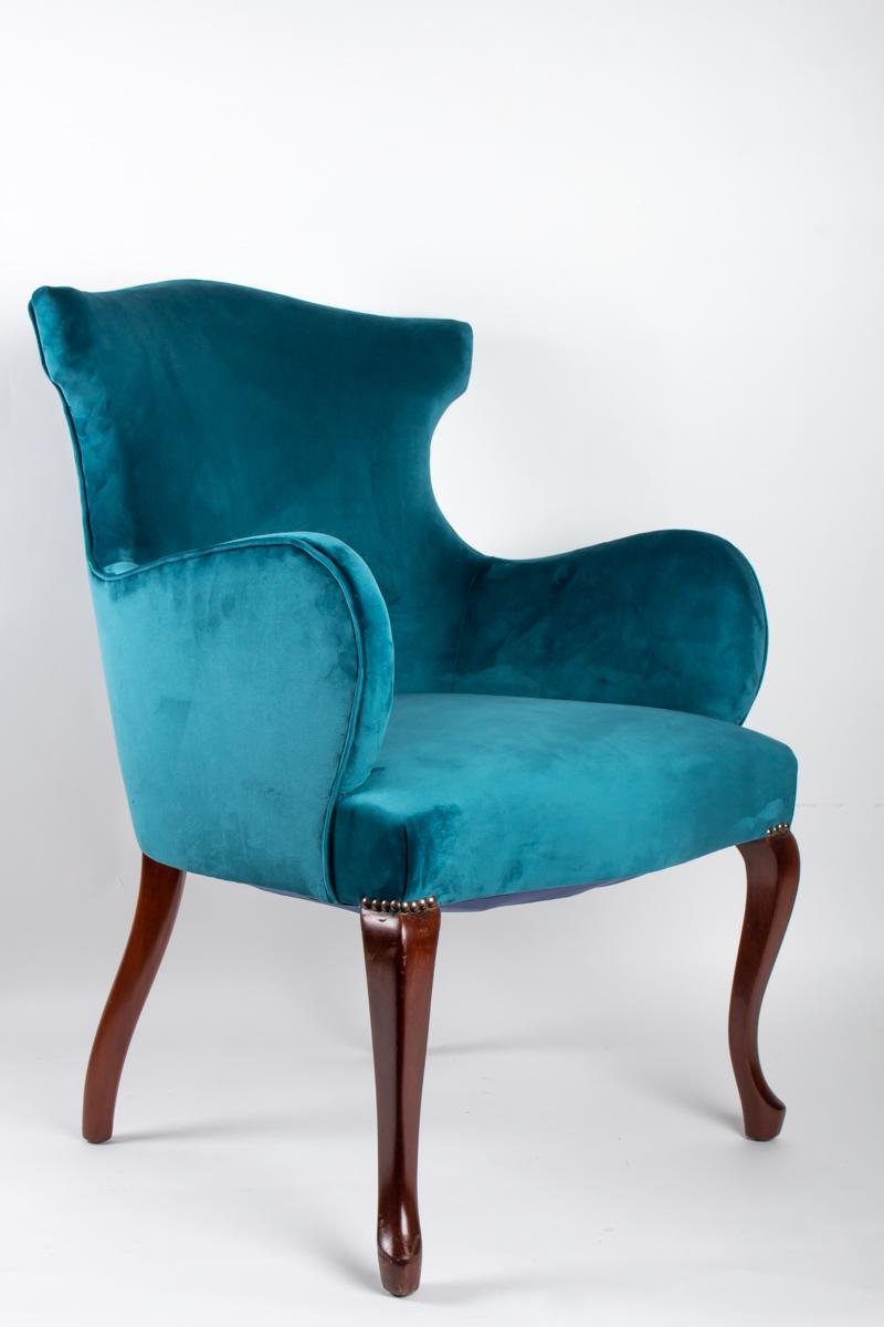 Pair of English Armchairs from the Beginning of the 20th Century 2
