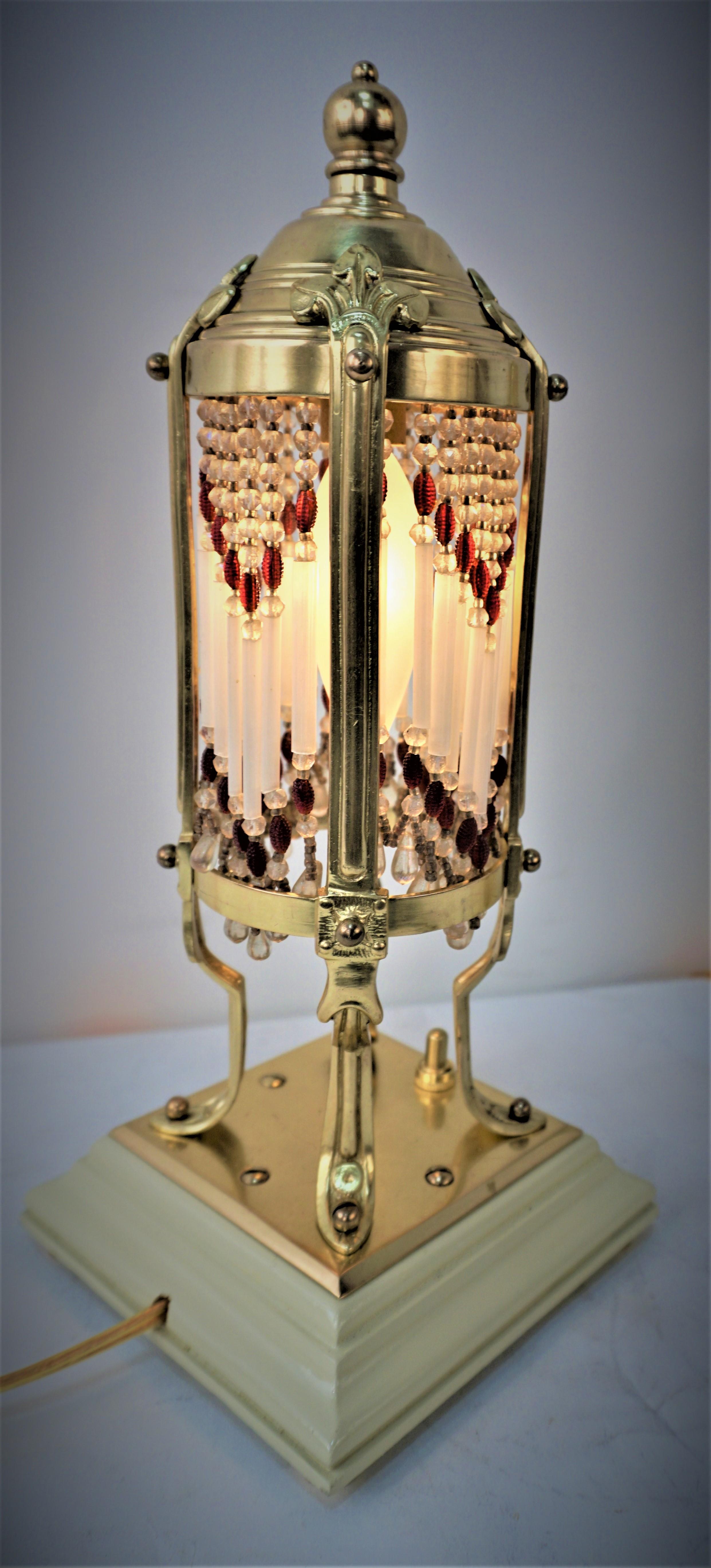 Pair of English Arts & Crafts-Art Nouveau Table Lamps 1