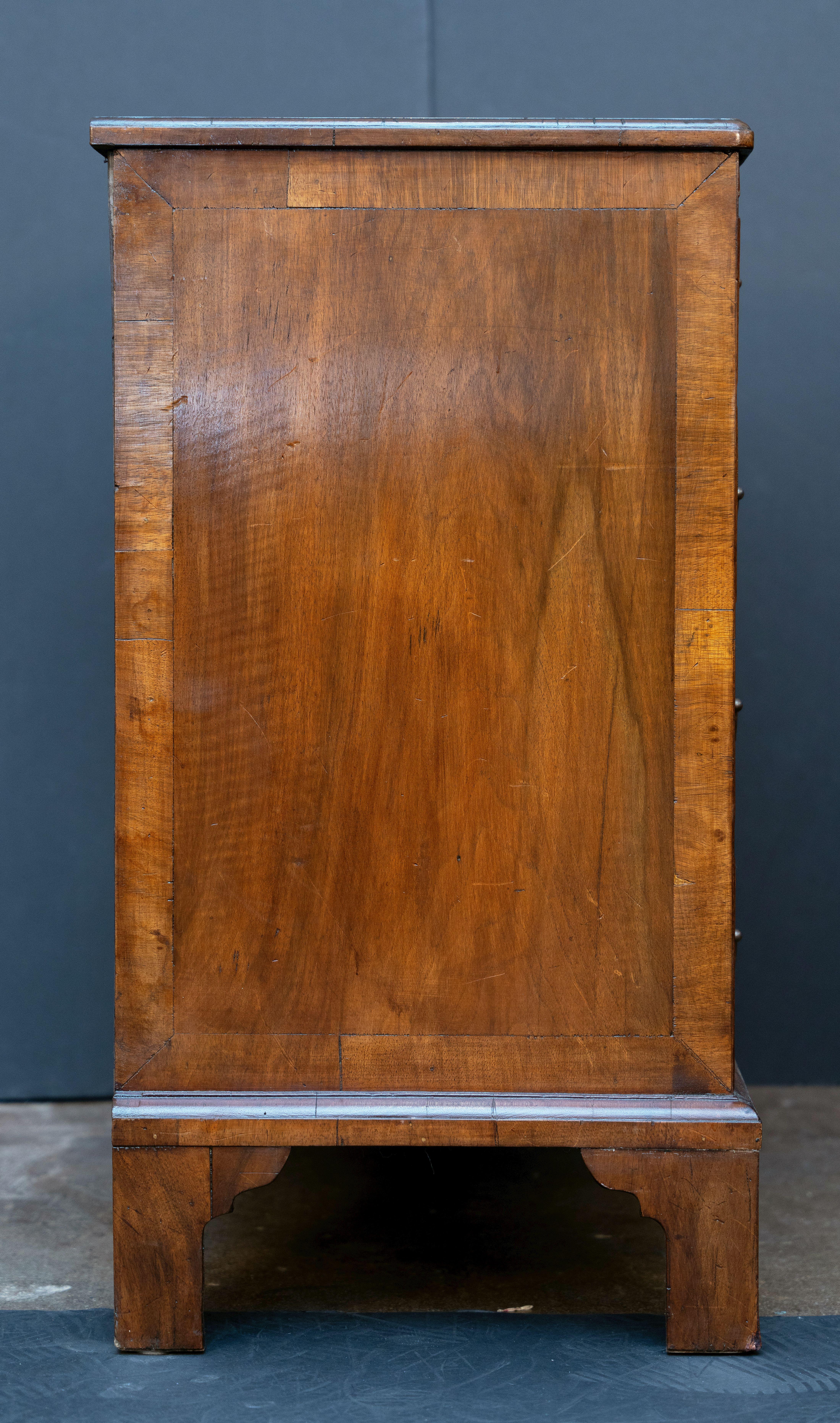 Pair of English Bachelor's Small Chests of Walnut 4