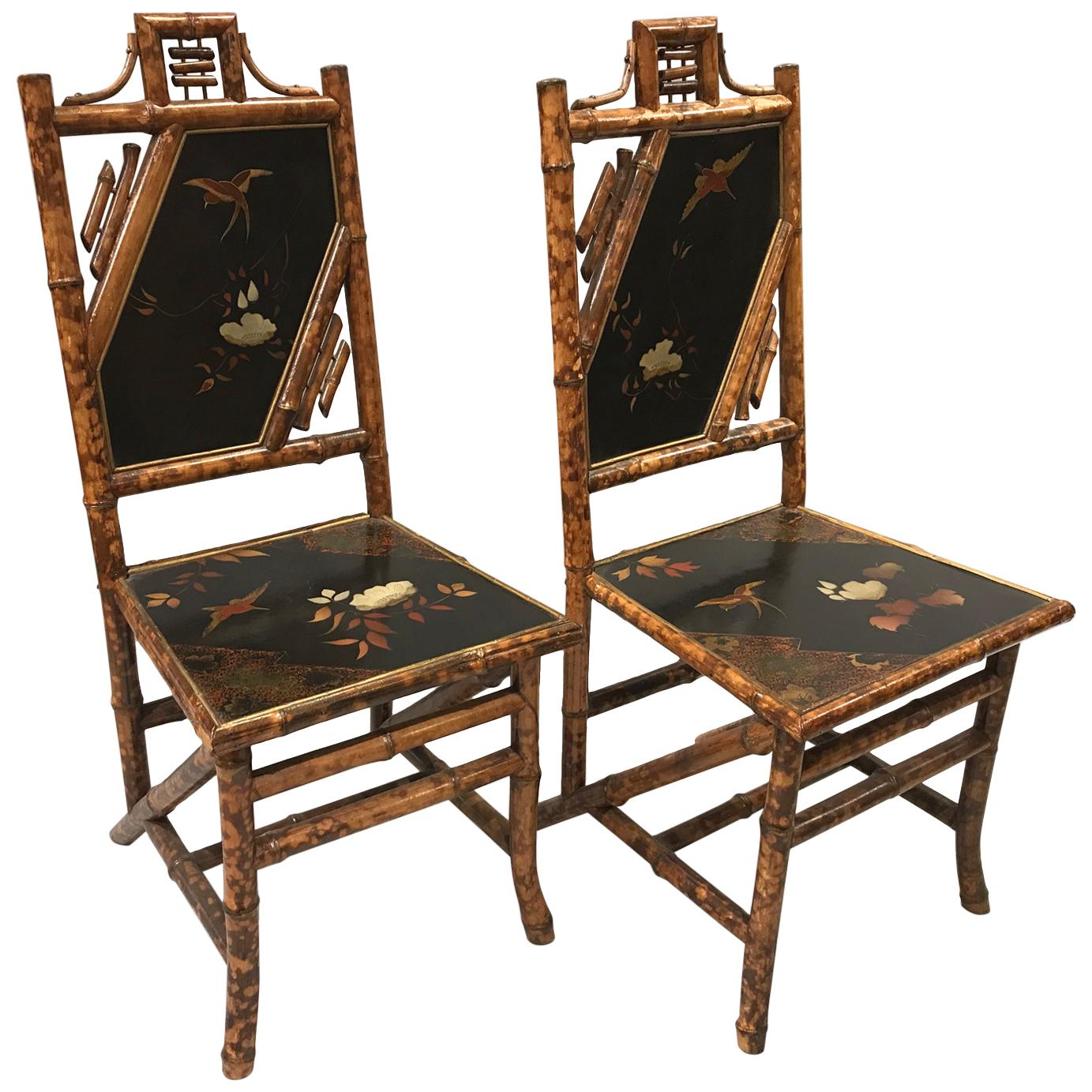 Bamboo Side Chairs at 1stDibs
