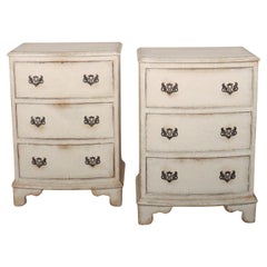 Pair of English Bedside Chest of Drawers