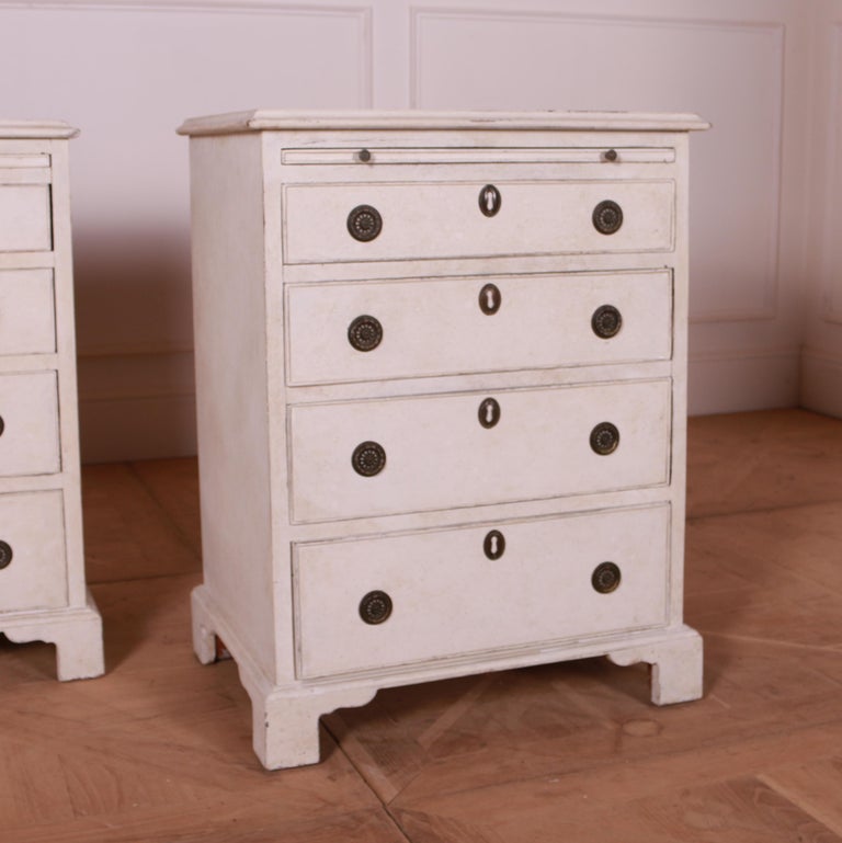 Pair of English Bedside Commodes For Sale at 1stDibs