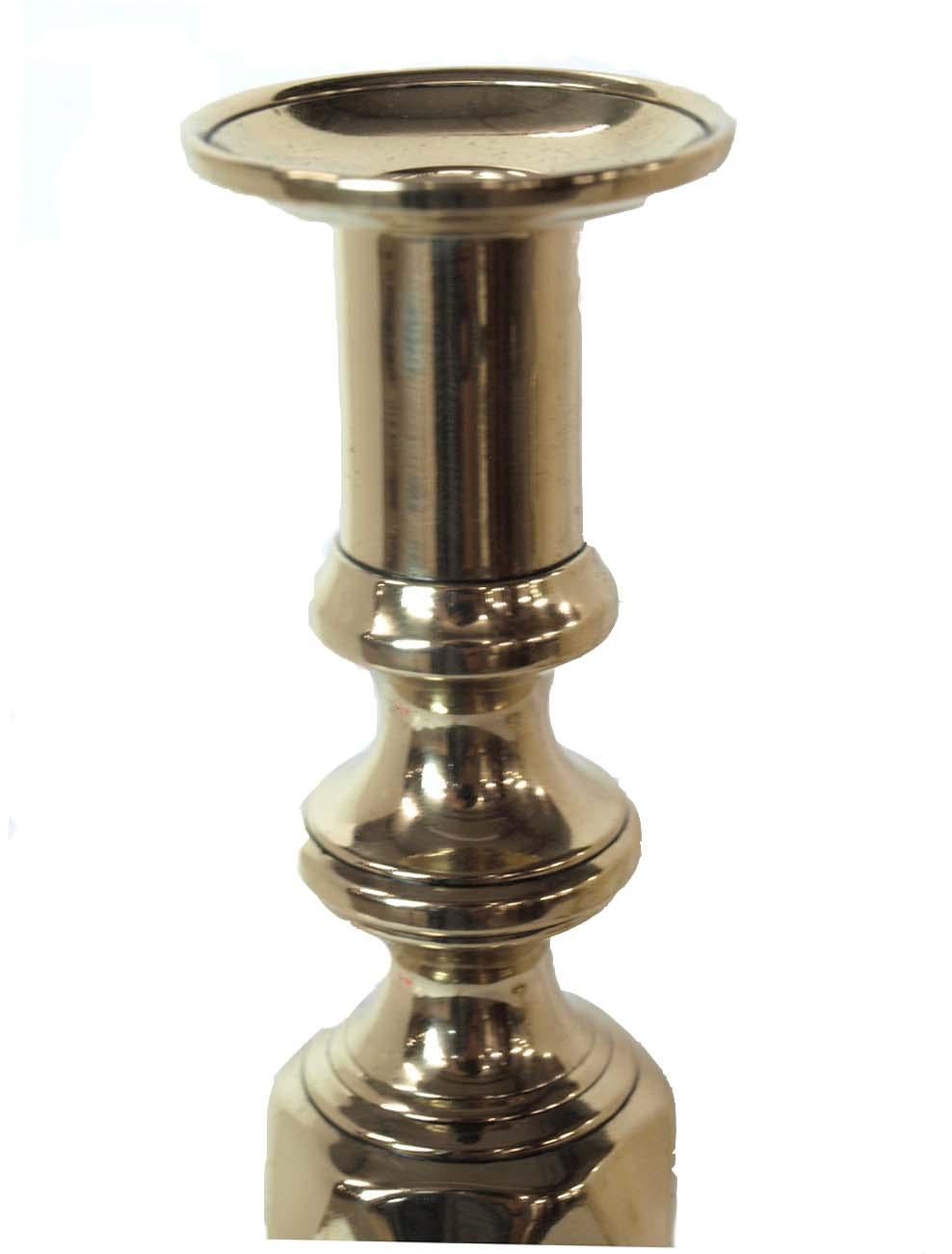 queen of diamonds brass candlesticks