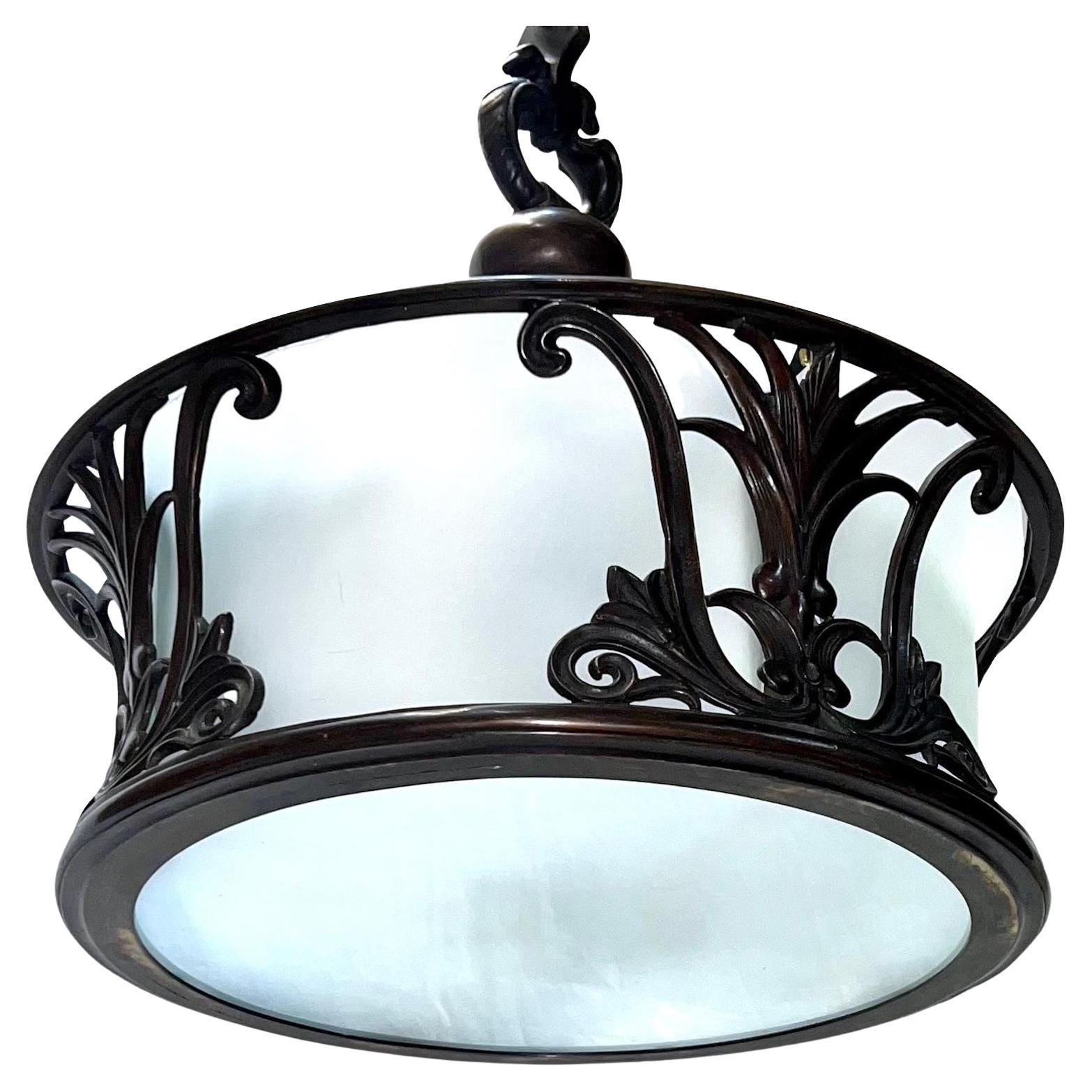 Pair of English Bronze Light Fixtures, Sold Individually