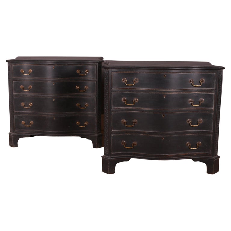 Pair of English Chest of Drawers at 1stDibs