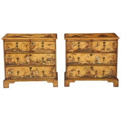 Pair of English Chinoiserie Chests