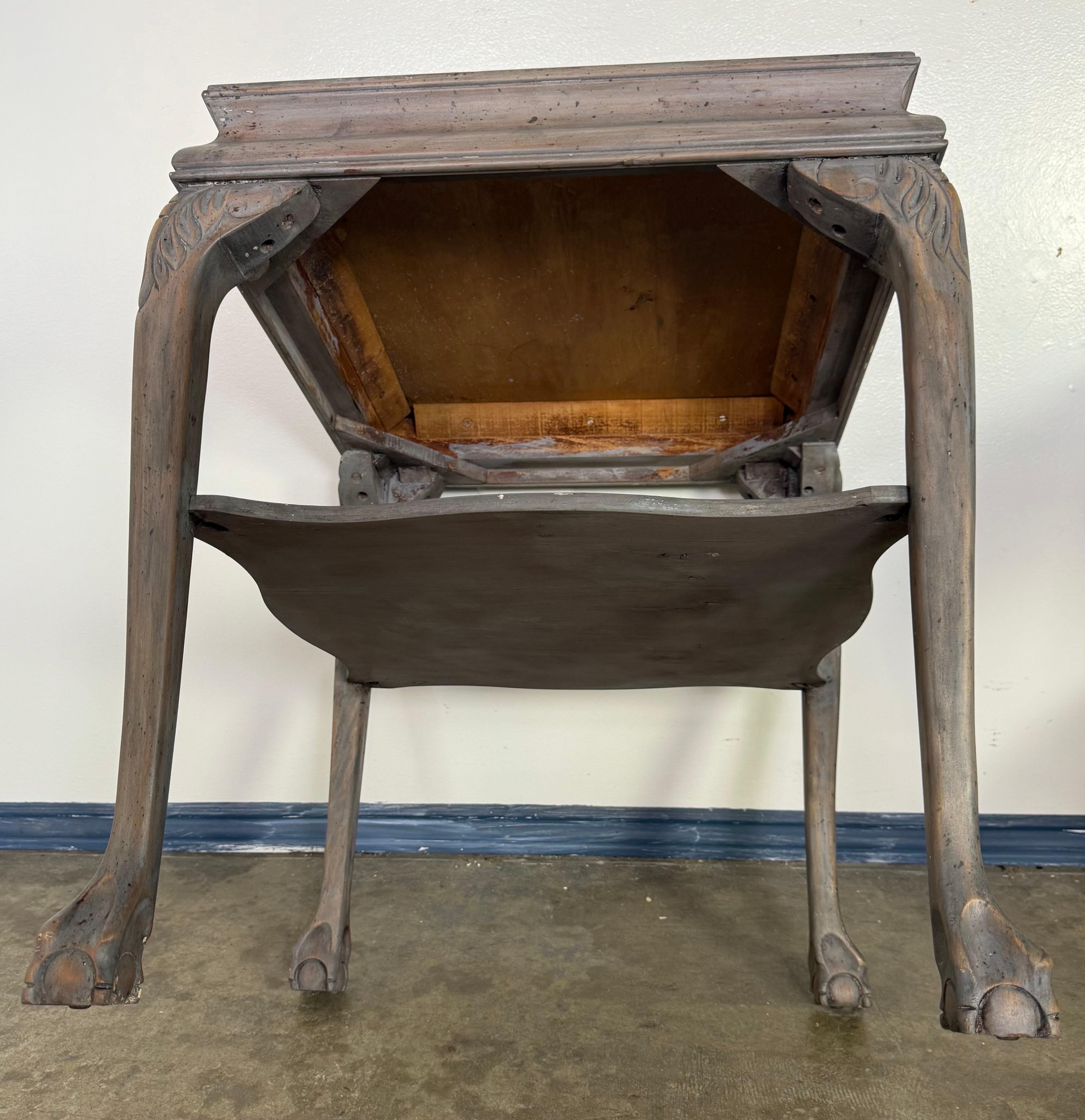 Pair of English Chippendale Style End Tables For Sale 7