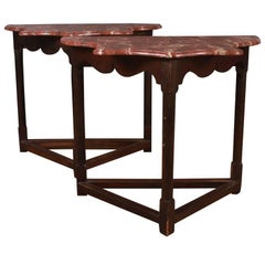 Antique Pair of English Console Tables