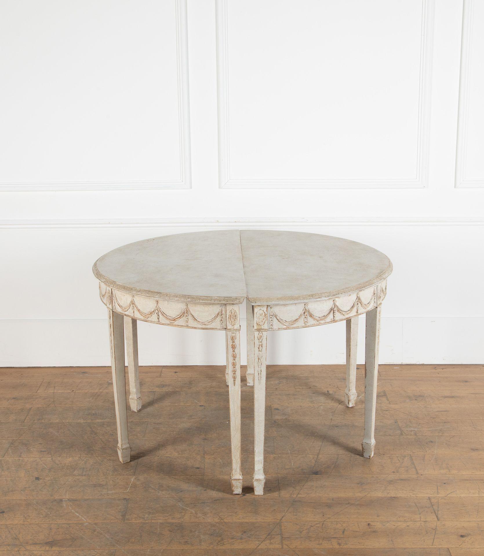 Pair of English Console Tables in the Hepplewhite Style 3