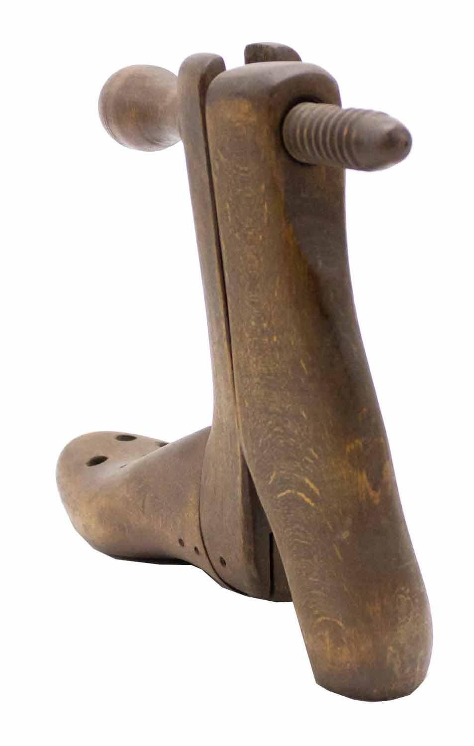 XIX secolo Pair of English Country Pine Boot Shoe Trees in vendita