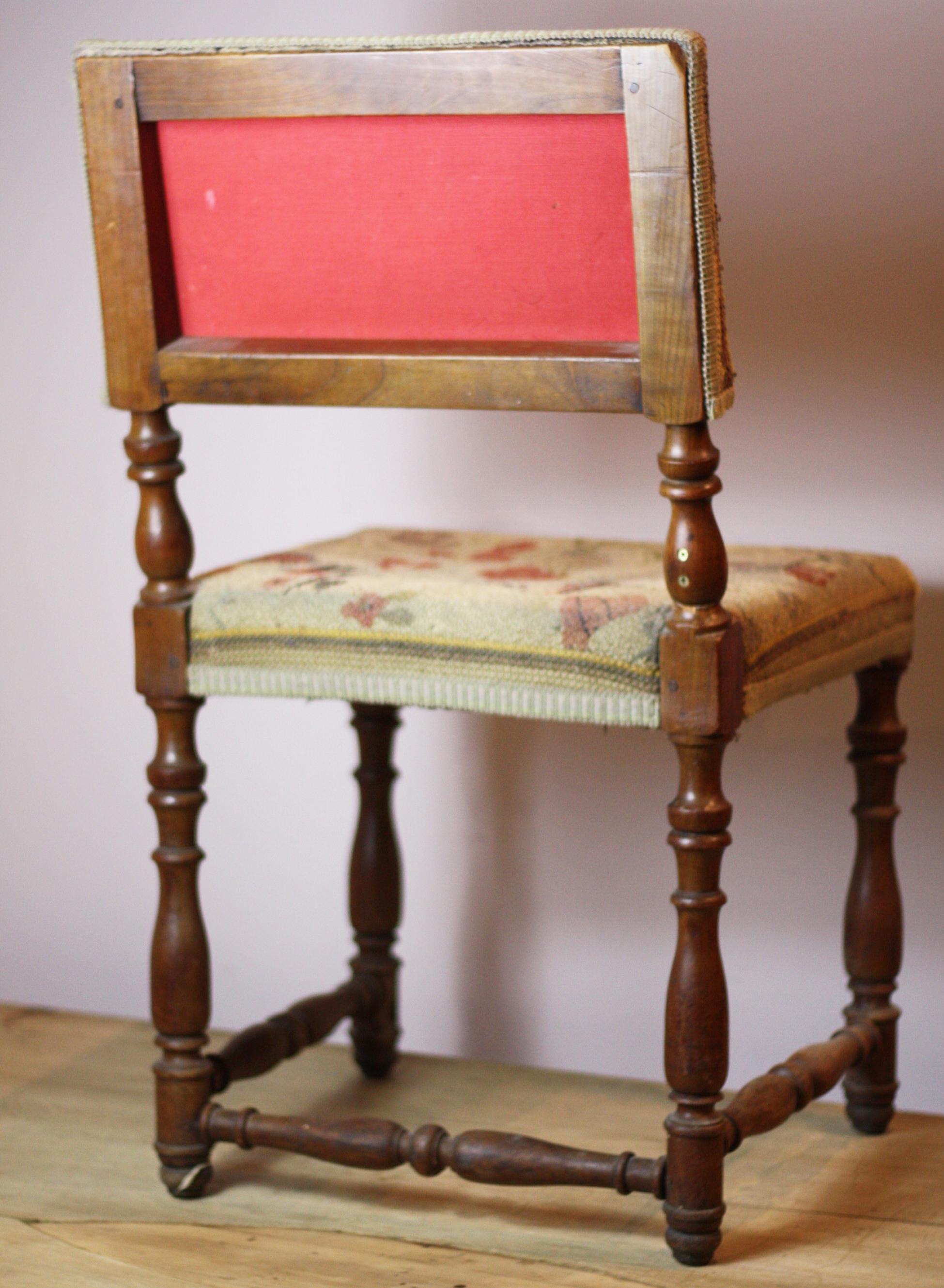 Elm Pair of English Country Tapestry Chairs