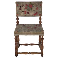 Pair of English Country Tapestry Chairs