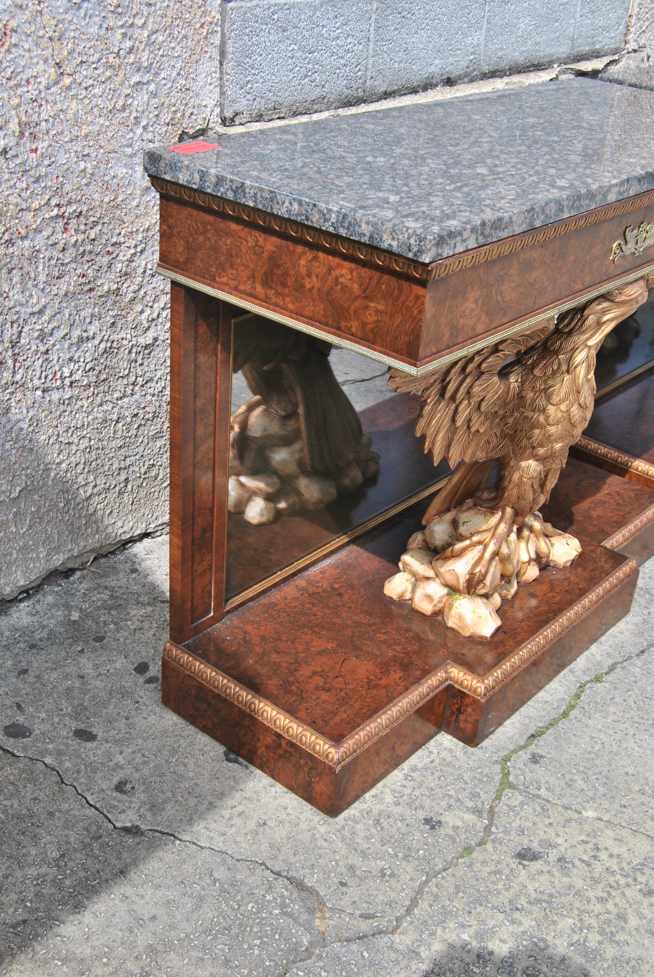 Pair of English Eagle Based Console Tables, circa 1910 In Good Condition For Sale In Savannah, GA