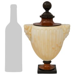 Paar englische frühen 19. Jahrhundert Regency st. Grand Tour Zeitraum Alabaster und W